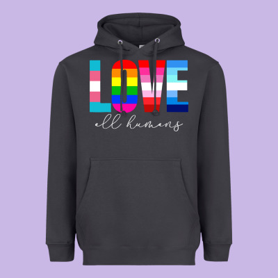 Lgbt Pride Rainbow Love Lgbtq Pride Heavyweight Hoodie Designed By Artisfamous