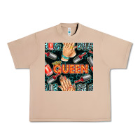 Burro nail queen hand and polish with lights and leopard seamless pattern bb Urban Heavy Tee - BundleAndBundleShop