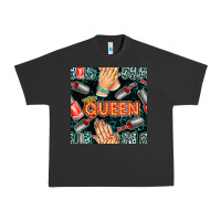 Pigment Black nail queen hand and polish with lights and leopard seamless pattern bb Urban Heavy Tee - BundleAndBundleShop