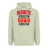 Matcha buckeye on saturday Heavyweight Hoodie - artisFamous