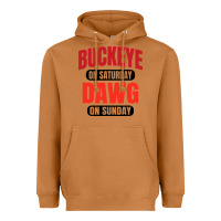 Meerkat buckeye on saturday Heavyweight Hoodie - artisFamous