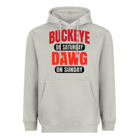 Moon Dust buckeye on saturday Heavyweight Hoodie - artisFamous
