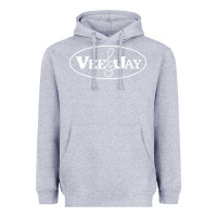Heather Grey vee jay records Heavyweight Hoodie - artisFamous