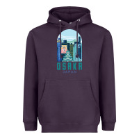 Plum Osaka Japan Heavyweight Hoodie - artisFamous
