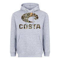 Heather Grey costa del mar Heavyweight Hoodie - artisFamous