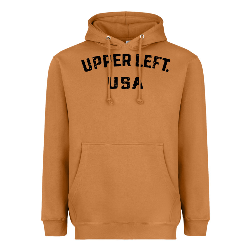 Upper Left Usa Heavyweight Hoodie by artisFamous | Teevron