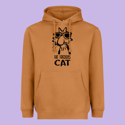 Fat Freddys Cat Heavyweight Hoodie Designed By Artisfamous