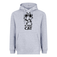 Heather Grey fat freddys cat Heavyweight Hoodie - artisFamous