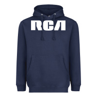 Navy rca records Heavyweight Hoodie - artisFamous