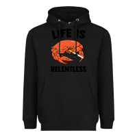 Black crab life is relentless Heavyweight Hoodie - artisFamous