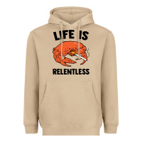 Mushroom crab life is relentless Heavyweight Hoodie - artisFamous