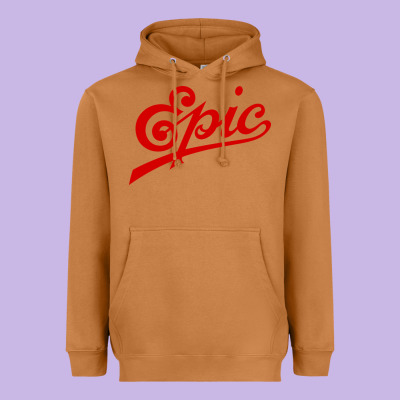 Epic Records Heavyweight Hoodie Designed By Artisfamous