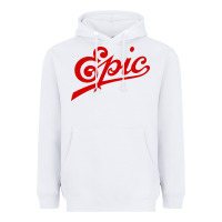White epic records Heavyweight Hoodie - artisFamous