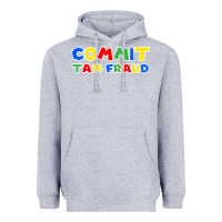 Heather Grey commit tax fraud Heavyweight Hoodie - artisFamous