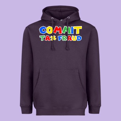 Commit Tax Fraud Heavyweight Hoodie Designed By Artisfamous