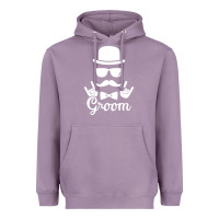 Lavender groom bachelor party Heavyweight Hoodie - artisFamous