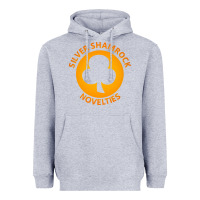 Heather Grey silver shamrock novelties Heavyweight Hoodie - artisFamous