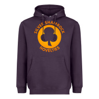 Plum silver shamrock novelties Heavyweight Hoodie - artisFamous