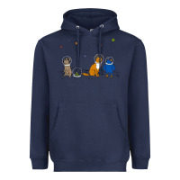 Navy do a barrel roll! Heavyweight Hoodie - artisFamous