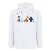 White do a barrel roll! Heavyweight Hoodie - artisFamous