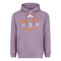 Lavender crater lake oregon national park vintage retro Heavyweight Hoodie - artisFamous