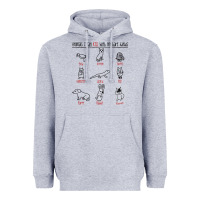 Heather Grey animals i can kill with my bare hands Heavyweight Hoodie - artisFamous