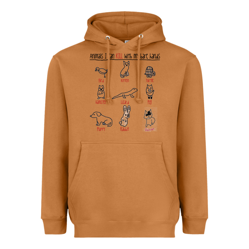 Animals I Can Kill With My Bare Hands Heavyweight Hoodie by artisFamous | Teevron