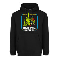 Snort Pines Not Lines Funny Boy Going To School Vintage Heavyweight Hoodie | Teevron