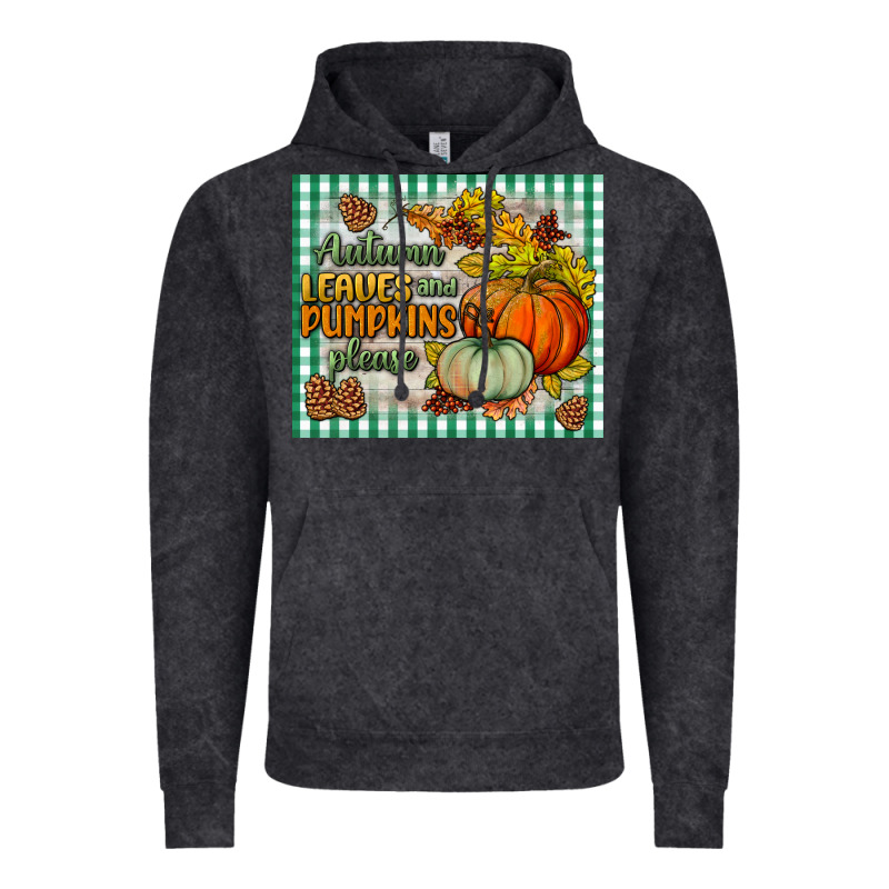Autumn Leaves And Pumpkins Please Mouse Pad Vintage Hoodie by BundleAndBundleShop | Teevron