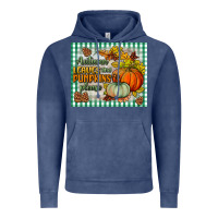 Vintage Denim autumn leaves and pumpkins please mouse pad Vintage Hoodie - BundleAndBundleShop