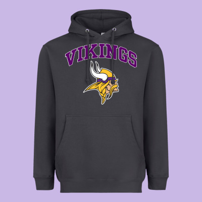 Vikings Style Heavyweight Hoodie Designed By Artisfamous