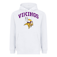 White vikings style Heavyweight Hoodie - artisFamous