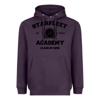 Plum starfleet academy Heavyweight Hoodie - artisFamous