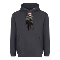 Smoke bernie sitting in the cold with mittens meme Heavyweight Hoodie - artisFamous