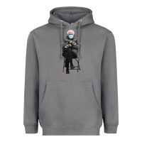 Storm bernie sitting in the cold with mittens meme Heavyweight Hoodie - artisFamous