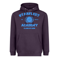 Plum starfleet academy Heavyweight Hoodie - artisFamous