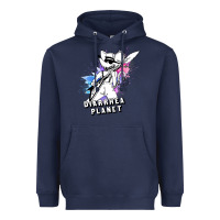 Navy diarrhea planet musician Heavyweight Hoodie - artisFamous