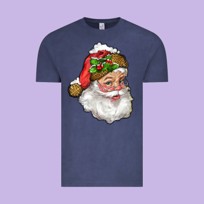 Santa With Snow Vintage Tee Designed By Ranaportraitstore