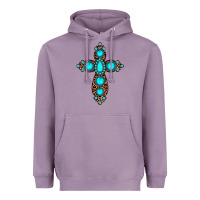 Lavender gemstone leopard cross Heavyweight Hoodie - JahusDesignShop