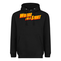 Black words on a shirt Heavyweight Hoodie - artisFamous