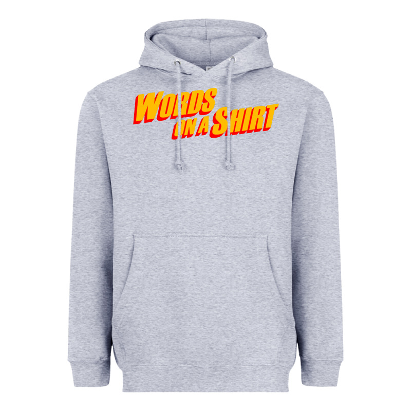 Words On A Shirt Heavyweight Hoodie by artisFamous | Teevron