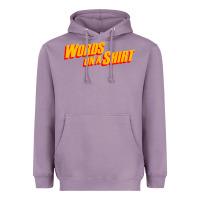 Lavender words on a shirt Heavyweight Hoodie - artisFamous