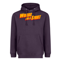 Plum words on a shirt Heavyweight Hoodie - artisFamous