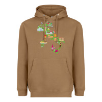 Toasted Coconut Italy map Heavyweight Hoodie - artisFamous