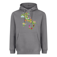 Italy Map Heavyweight Hoodie | Teevron