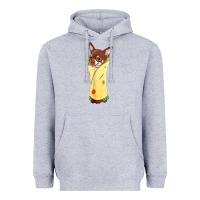 Heather Grey funny chihuahua dog burrito food tee Heavyweight Hoodie - artisFamous