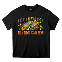 Black let them eat king cake Heavy Core Tee - CowGirlArtShop