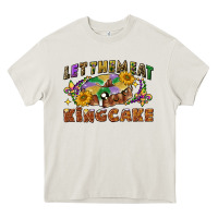 Cream let them eat king cake Heavy Core Tee - CowGirlArtShop