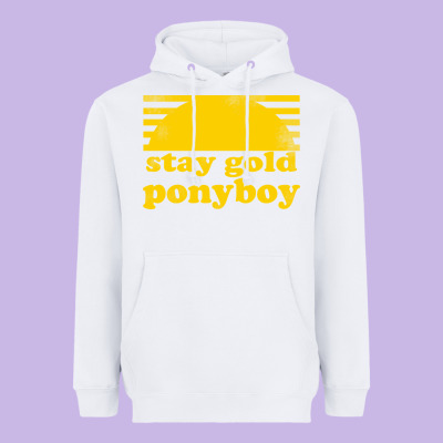 Stay Gold Ponyboy The Outsiders Movie Book Heavyweight Hoodie Designed By Artisfamous