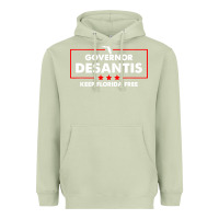 Matcha desantis governor keep florida free Heavyweight Hoodie - artisFamous